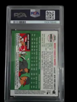 2008 Topps Chrome MMR-52 Mickey Mantle NY Yankees HOF Blue Refractor PSA 7 - Image 2
