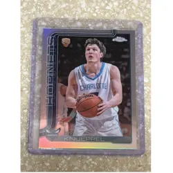 Topps 2025-26 Topps Chrome Kon Knueppel Hornets Rookie Refractor #254 - Image 1