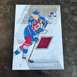 2025-26 Upper Deck Artifacts Remnants Jersey Nathan MacKinnon Colorado Avalanche - Image 1