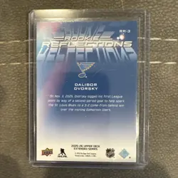 2025-26 Upper Deck Extended Dalibor Dvorsky RC Rookie Reflections #RR-3 - Image 2