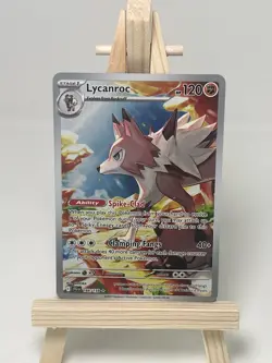 Lycanroc 166/159 Journey Together Illustration Secret Rare Pokemon TCG Card - Image 1