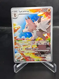 lycanroc 166/159 | Journey Together | Illustration Rare Pokemon Card - Image 1