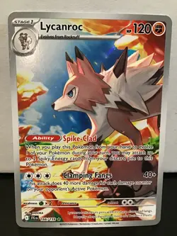 Lycanroc 166/159 Illustration Rare Pokemon Journey Together - Image 1