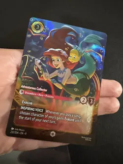 Disney Lorcana Ariel - Adventurous Collector Enchanted Foil 232/204 EN Fabled - Image 2