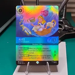 Disney Lorcana Alice - Accidentally Adrift Foil Legendary EN 217/204 - Image 1