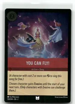 You Can Fly 133/204 Foil Rise of the Floodborn Disney Lorcana TCG - Image 1