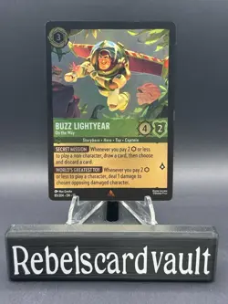 Disney Lorcana - Buzz Lightyear On the Way 85/204 - Cold Foil - Wilds Unknown - Image 2