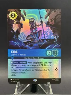 Disney Lorcana Wilds Unknown Kida Guardian Of The Path 217/204 Epic Foil - Image 1