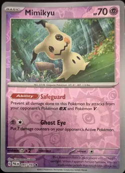 Mimikyu 097/193 Rare Paldea Evolved Pokemon Reverse Holo Near Mint - Image 2