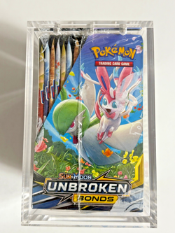 2019 Pokemon TCG Sun & Moon Unbroken Bonds Booster Box Sealed w/Acrylic Case - Image 3