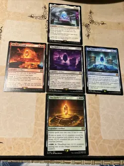 Magic The Gathering Final Fantasy Crystal Lot All Colors Near Mint - Image 1