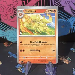 MISCUT ERROR | Ninetales 009/086 | Chaos Rising | Pokemon Card | Alignment Dot - Image 1