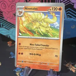 MISCUT ERROR | Ninetales 009/086 | Chaos Rising | Pokemon Card | Alignment Dot - Image 3