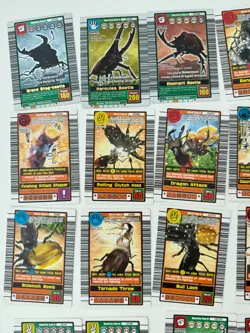 Mushiking: The King of Beetles trading cards 25 Job Lot - Image 2