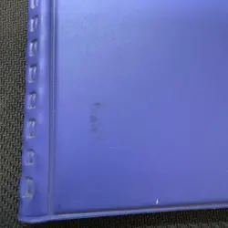 Vintage 1999 Pokemon Charmander Blue 4 Pocket Trading Card Binder Rare - Image 3