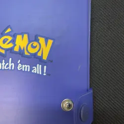 Vintage 1999 Pokemon Charmander Blue 4 Pocket Trading Card Binder Rare - Image 4