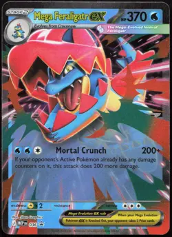 Mega Feraligatr ex Promo Jumbo Cards 036 LP - Image 1