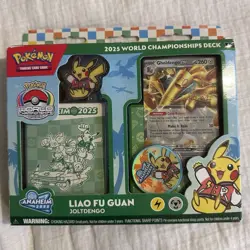 Pokemon TCG 2025 World Championships JoltDengo Deck Liao Fu Guan 60 Cards - Image 1