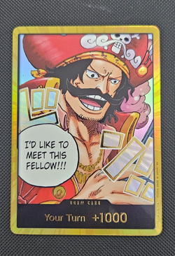 One Piece Card Game - Don!! Gol D. Roger Gold - OP13 - English - Image 2
