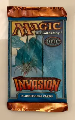Magic the Gathering Invasion Booster Pack Sealed MTG Card - Image 1