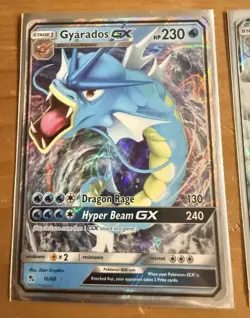 Nintendo Pokemon TCG GX/EX Holo Full Art 6-Card Lot Gyarados & More - Image 1