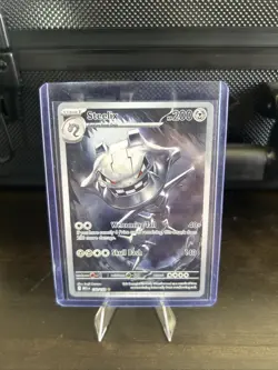 STEELIX POKEMON CARD 150/132 MEGA EVOLUTIONS ILLUSTRATION RARE - Image 1