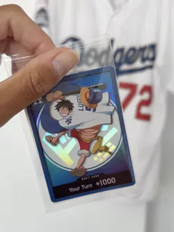 2026 ONE PIECE LOS ANGELES DODGERS MONKEY D LUFFY DON CARD PROMO 7/2/26 - Image 2