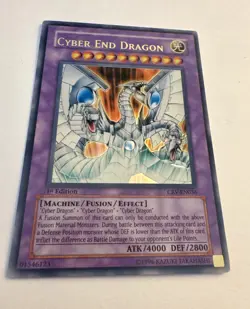 Cyber End Dragon CRV-EN036 1st Edition Ultra Rare Yu-Gi-Oh GX Holo Card - Image 4