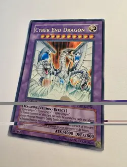 Cyber End Dragon CRV-EN036 1st Edition Ultra Rare Yu-Gi-Oh GX Holo Card - Image 5
