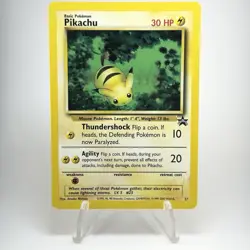 Pikachu WoTC Black Star Promo 27/53 Pokemon TCG Card Lightly Played - Image 1