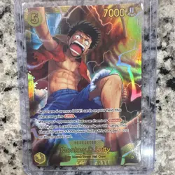 Bandai One Piece Card Game Monkey D. Luffy Lot 8 EN Holo Alt Art OP14 - Image 4