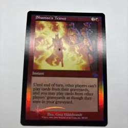 MTG Shaman’s Trance- Judgment- Rare- FOIL- MP - Image 3