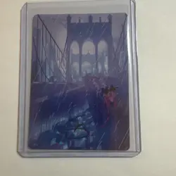 Swamp Marvel Super Heroes Art card: Art Series 16/45 Gold Signature - Image 5