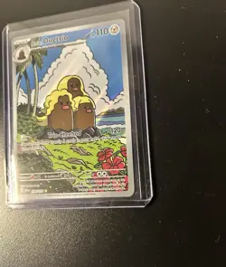 Alolan Dugtrio Holo Illustration Rare Card 208/191 SV08 Surging Sparks - Image 4