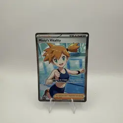 Misty’s Vitality 111/084 - Pitch Black - Card in hand !!! Pokemon English - Image 1