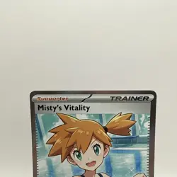 Misty’s Vitality 111/084 - Pitch Black - Card in hand !!! Pokemon English - Image 2