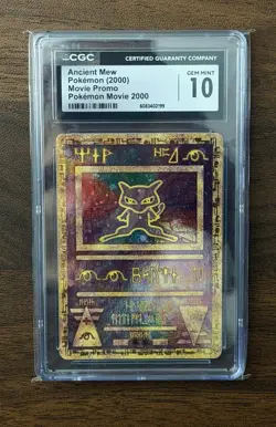 Ancient Mew Pokemon 2000 Movie Promo CGC 10 Gem Mint Graded Card - Image 1