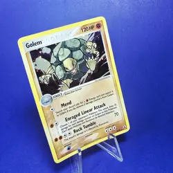 Pokemon Golem Holo Rare 120HP Stage 2 EX Legend Maker 6/92 English Card 2006 - Image 3