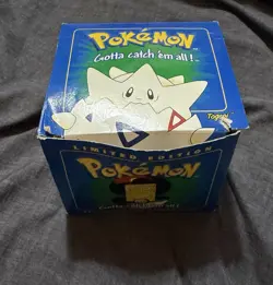 Pokemon TOGEPI 23K Gold Plated Trading Card 1999 Burger King Toy (With Ball/Box) - Image 1