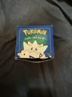 Pokemon TOGEPI 23K Gold Plated Trading Card 1999 Burger King Toy (With Ball/Box) - Image 2