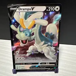 Pokemon TCG Drampa V Ultra Rare Holo Card 128/172 Brilliant Stars NM - Image 1