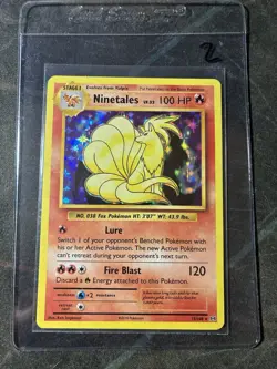 Ninetales 16/108 Holo Rare Pokemon XY Evolutions Card 2016 Foil- NM - Image 3