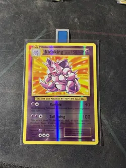 Pokemon Nidoking TCG Reverse Holo Rare Card 45/108 XY Evolutions - Image 1