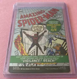 Peter Parker (0232) (Borderless) Marvel's Spider-Man Foil MTG - Image 3