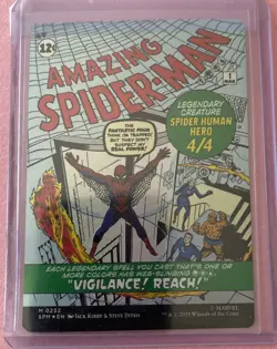 Peter Parker (0232) (Borderless) Marvel's Spider-Man Foil MTG - Image 4