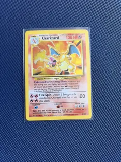 1999 Pokemon Base Set Unlimited Charizard 4/102 Holo Rare NM - Image 1
