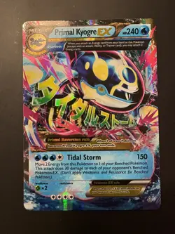 Pokemon Primal Kyogre EX (Alpha) 55/160 XY Primal Clash Holo NM/LP - Image 1
