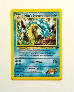 Pokemon TCG Misty's Gyarados Holo Rare Gym Challenge 13/132 Unlimited Edition - Image 1