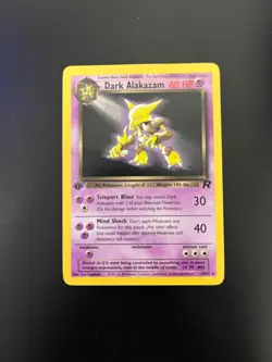 Dark Alakazam 1st Edition 18/82 - Team Rocket - Pokemon TCG - Image 1