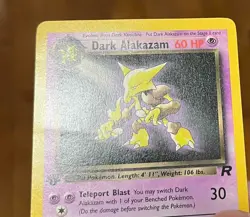 Dark Alakazam 1st Edition 18/82 - Team Rocket - Pokemon TCG - Image 3